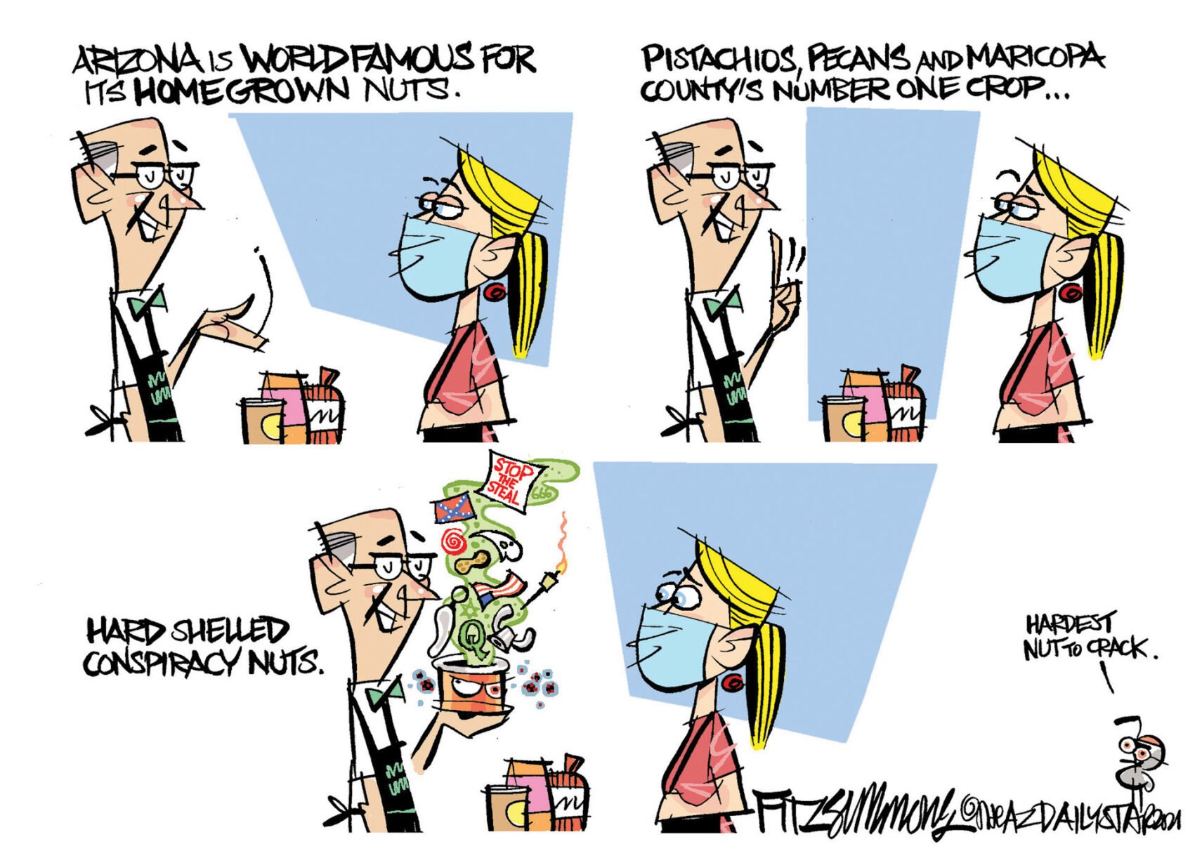 Daily Fitz Cartoon: Nuts